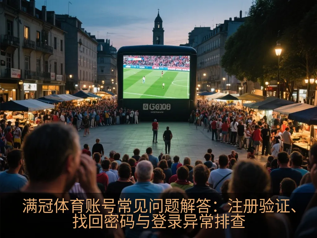满冠体育账号常见问题解答：注册验证、找回密码与登录异常排查